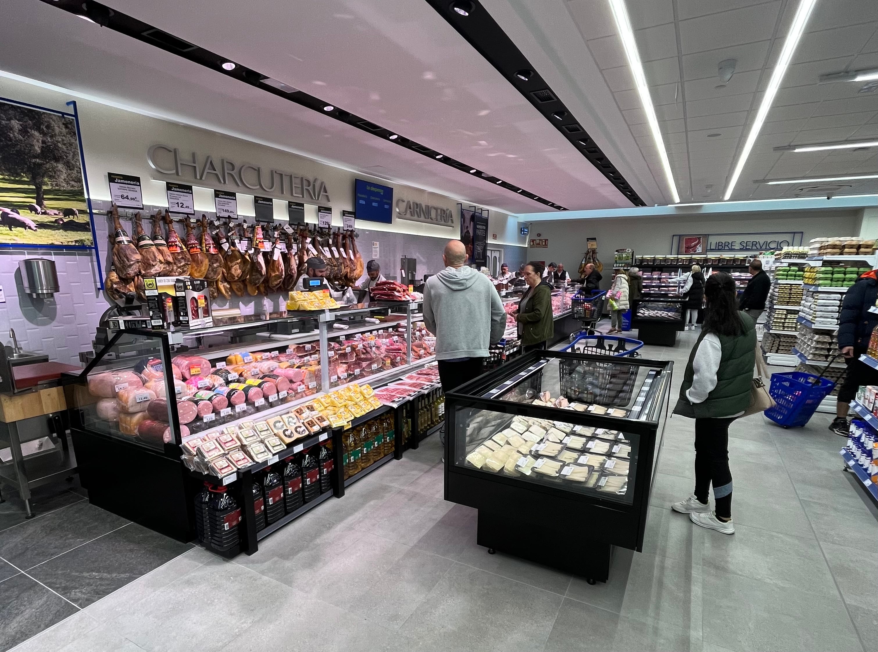 Imagen del interior del nuevo establecimiento de La Despensa Supermercados