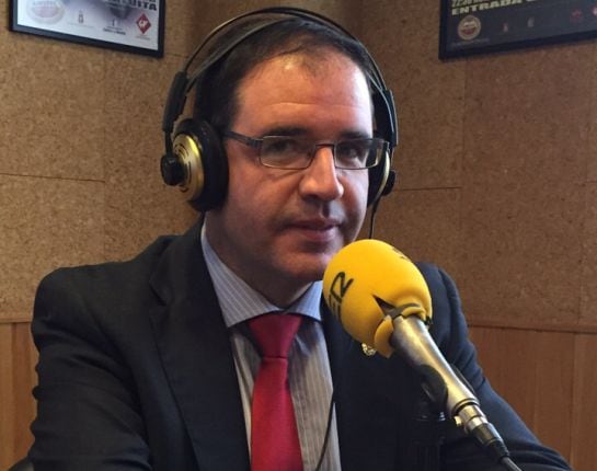 El presidente de la Diputación Provincial de Cuenca, Benjamín Prieto durante su entrevista en &quot;A Vivir Castilla-La Mancha&quot;