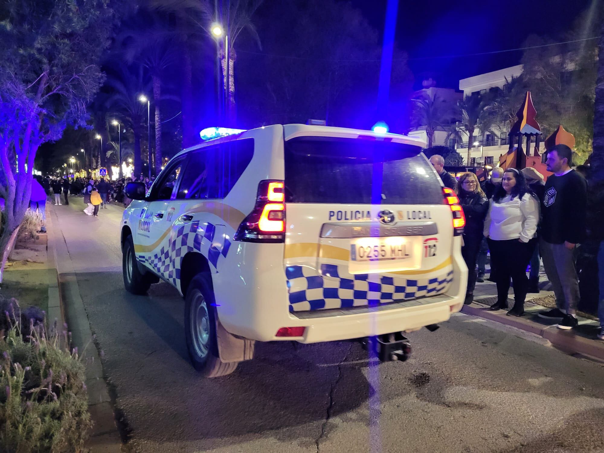 Imagen de una patrulla de la Policía Local de Sant Antoni