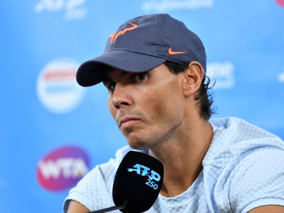 Nadal se retira por precaución debido a un problema en el muslo izquierdo
