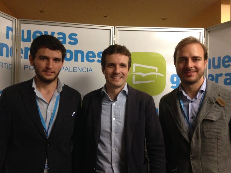 Rodrigo Mediavilla, Pablo Casado y Javier Dorado