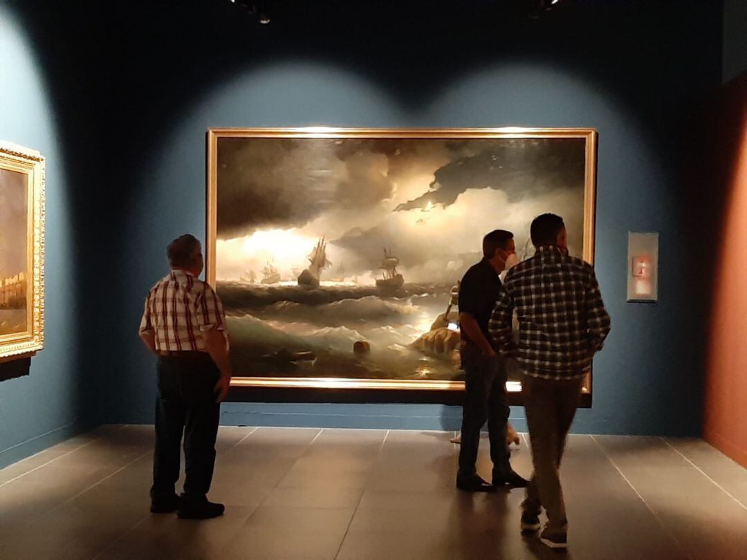 Visitantes en el Museo Ruso de Málaga