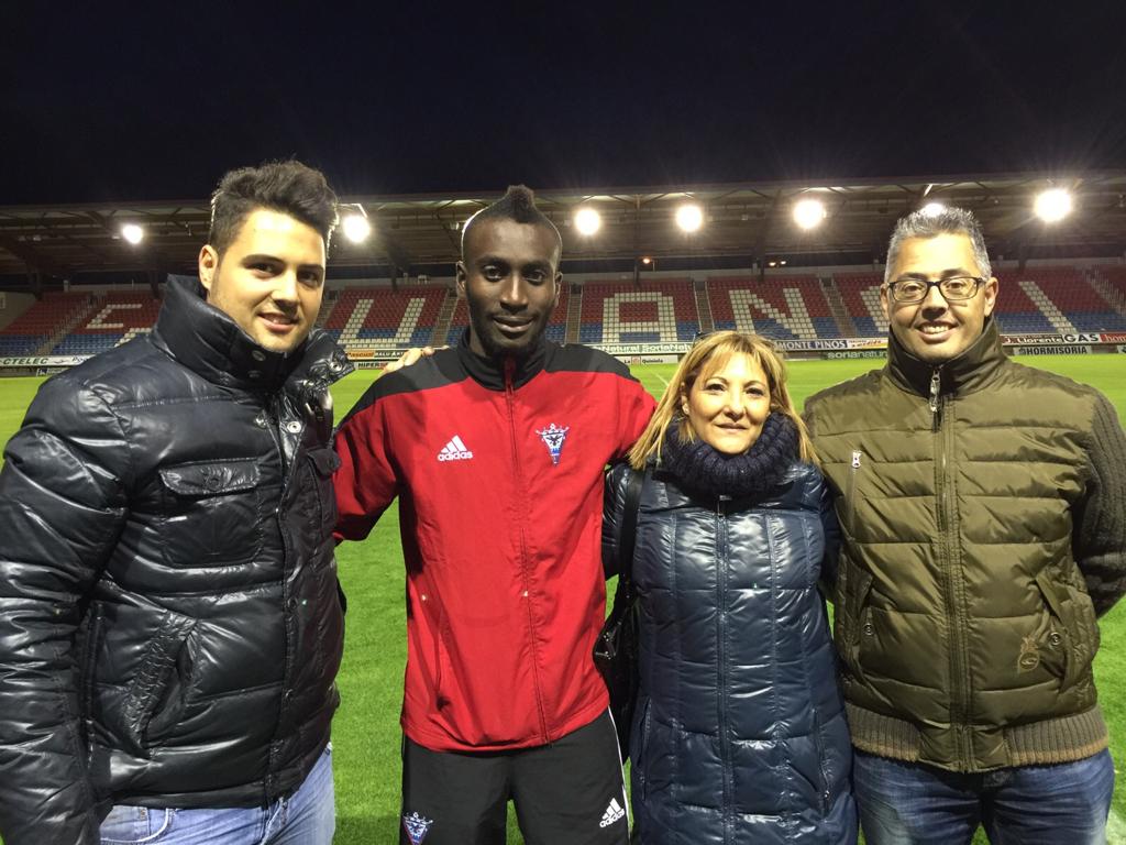 Lago Junior encontró en Soria a su familia "blanca".