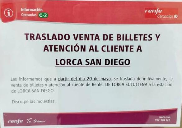 Cartel informativo de San Diego