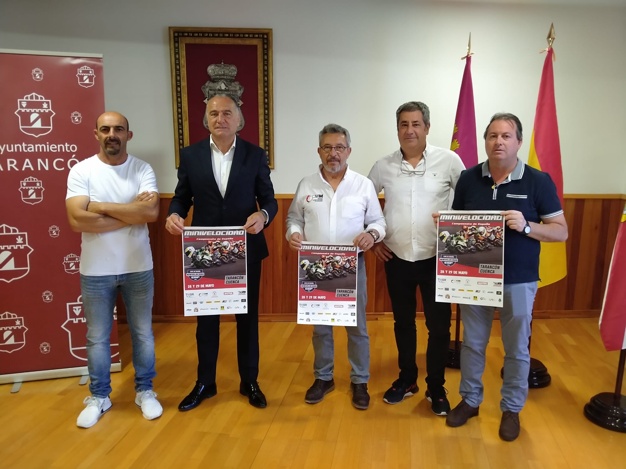 Presentación de la primera prueba del Campeonato de España de  Minimotocilismo en Tarancón