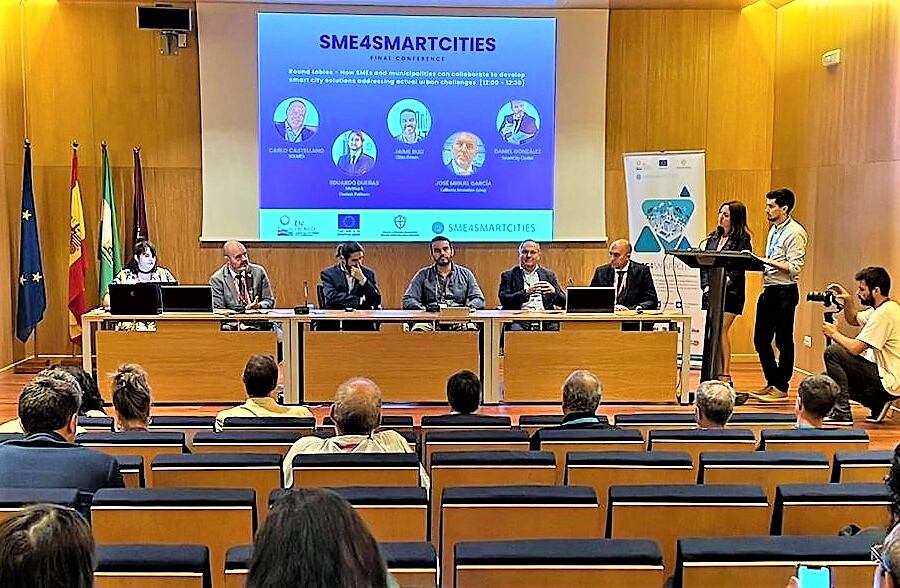 Imagen de la ‘Conferencia final sobre Sme4SmartCities’, celebrada en Málaga