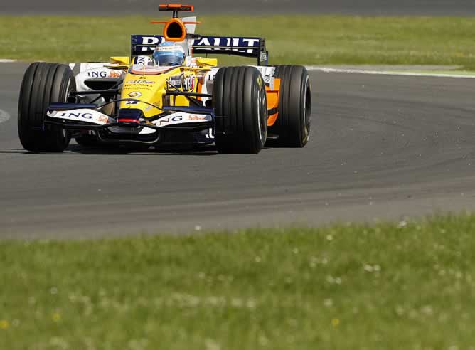 Fernando Alonso, en el trazado francés de Magny Cours