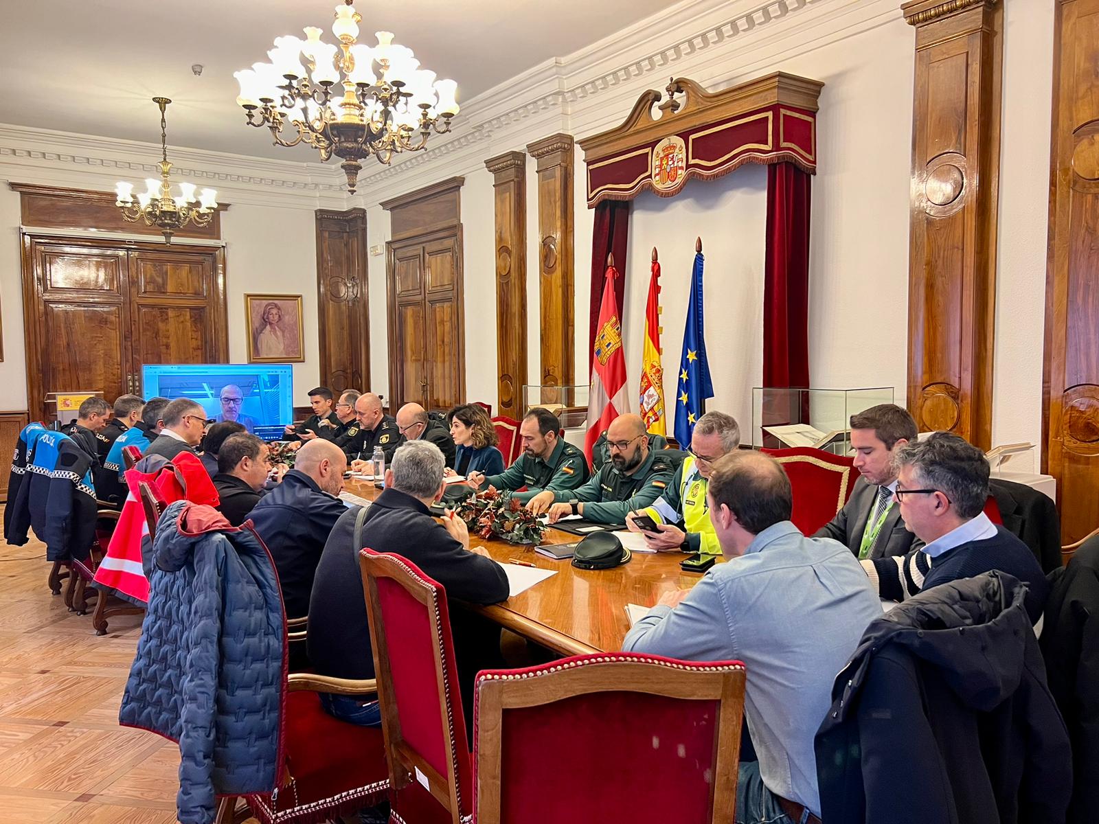 Imagen de la reunión en la subdelegación/ Subdelegación del Gobierno