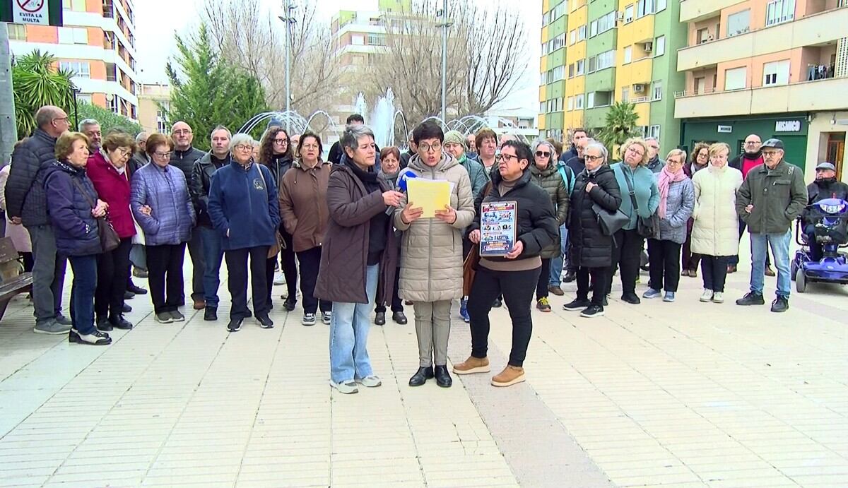 Lectura del manifiesto este pasado lunes
