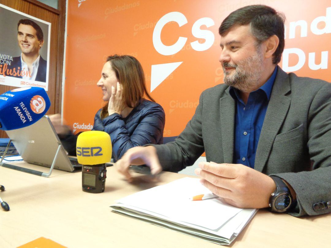 Elia Salinero y Francisco Martín, concejales de Ciudadanos