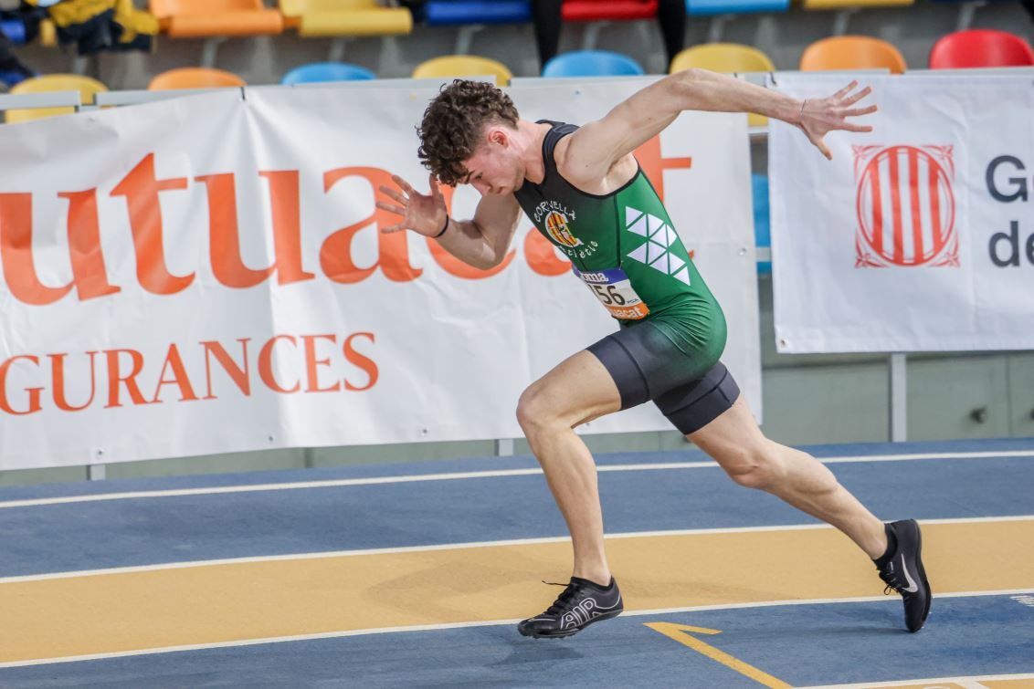 El velocista Sergi Pons va guanyar el Campionat d'Espanya  sub20 dels 400 metres llisos.