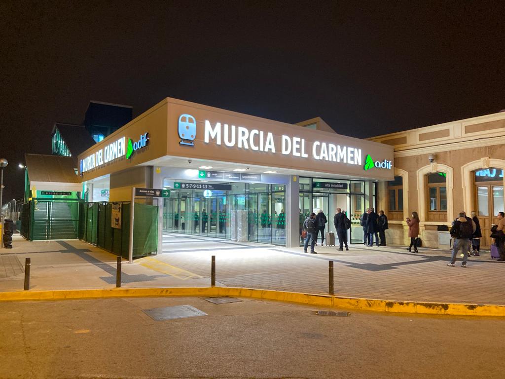 Estación soterrada de ferrocarril Murcia del Carmen