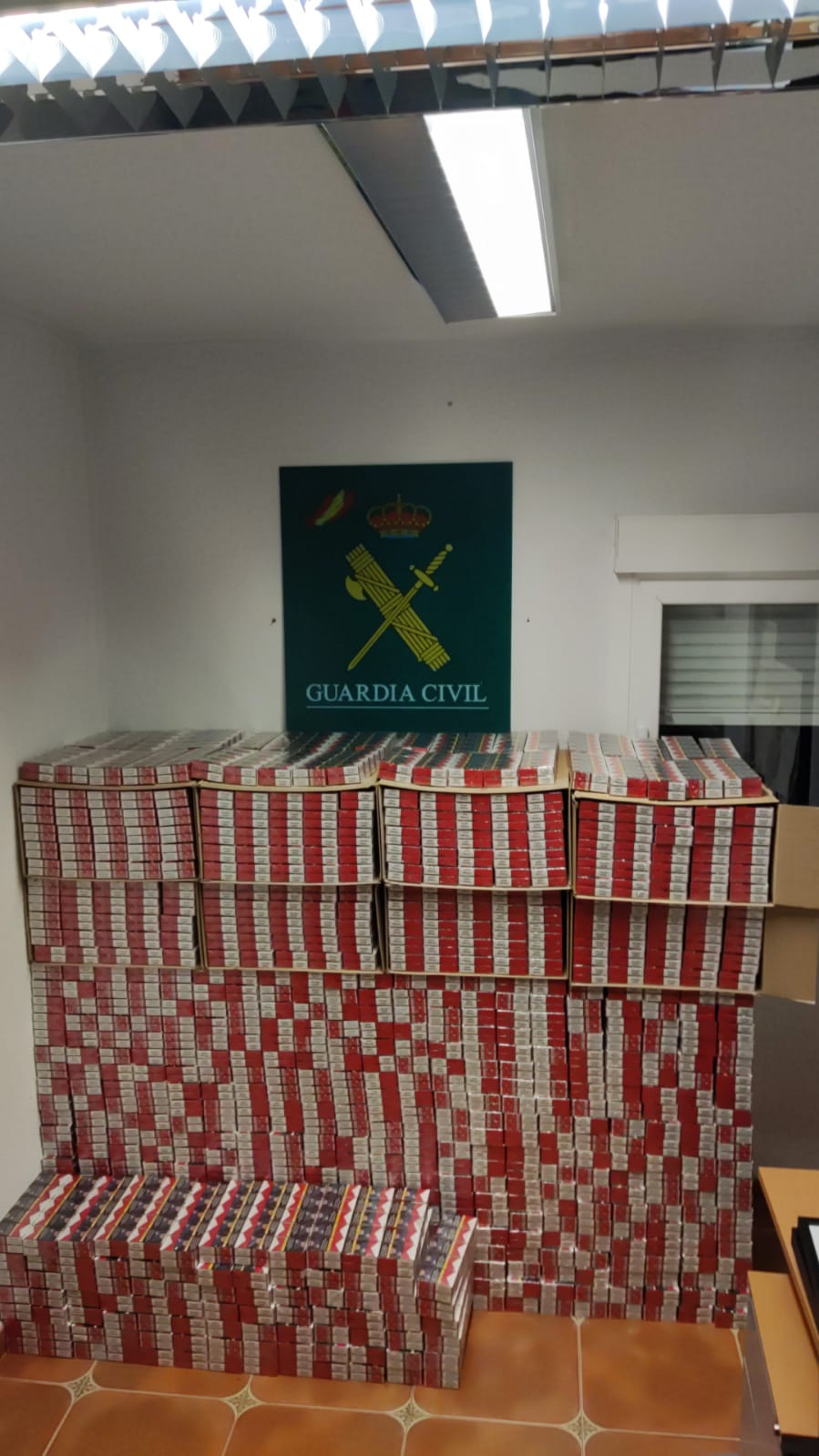 13.500 cajetillas interceptadas por la Guardia Civil