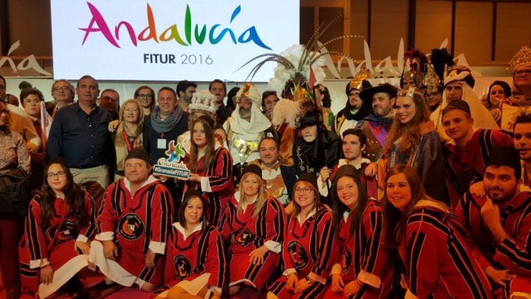 Representación de Moros y Cristianos de Zújar, Cúllar y Benamaurel en Fitur&#039;16