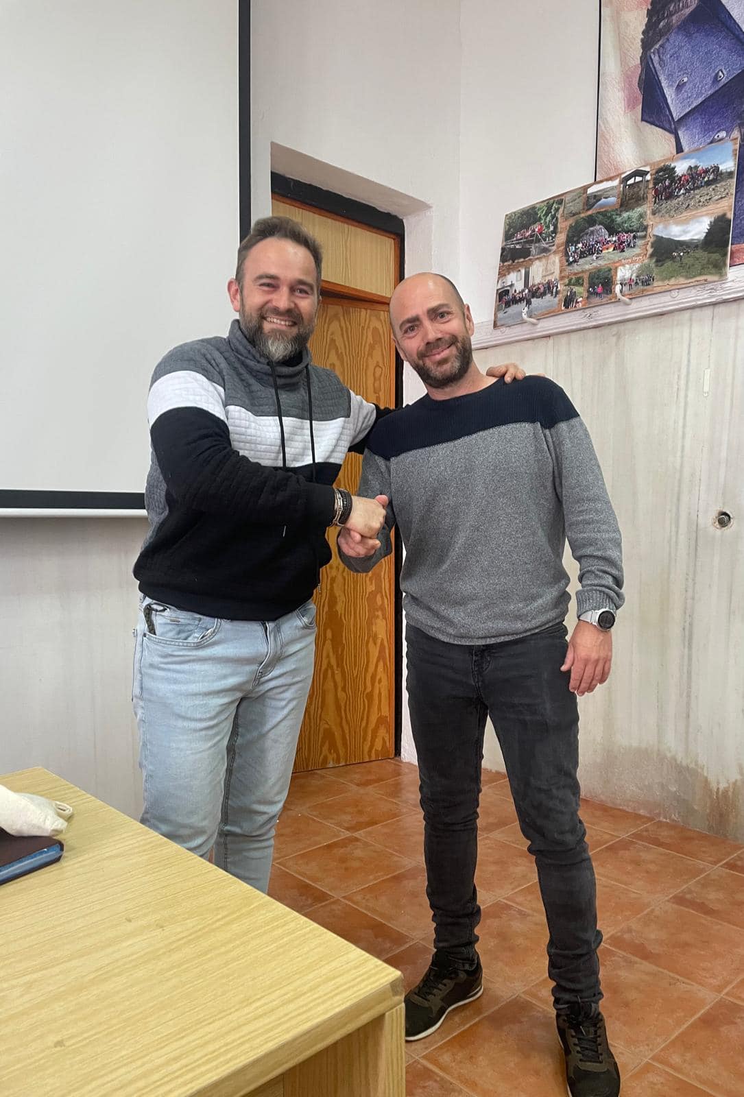 Presidente saliente y entrante