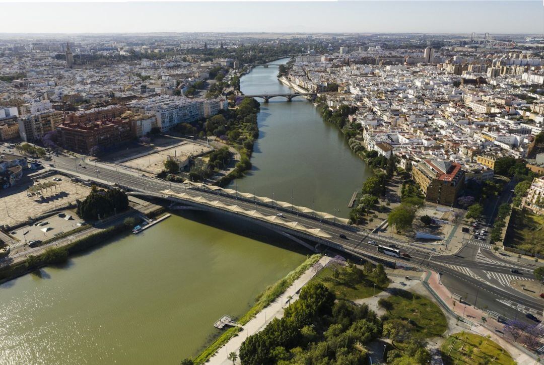 Imagen aéra del Parque Magallanes