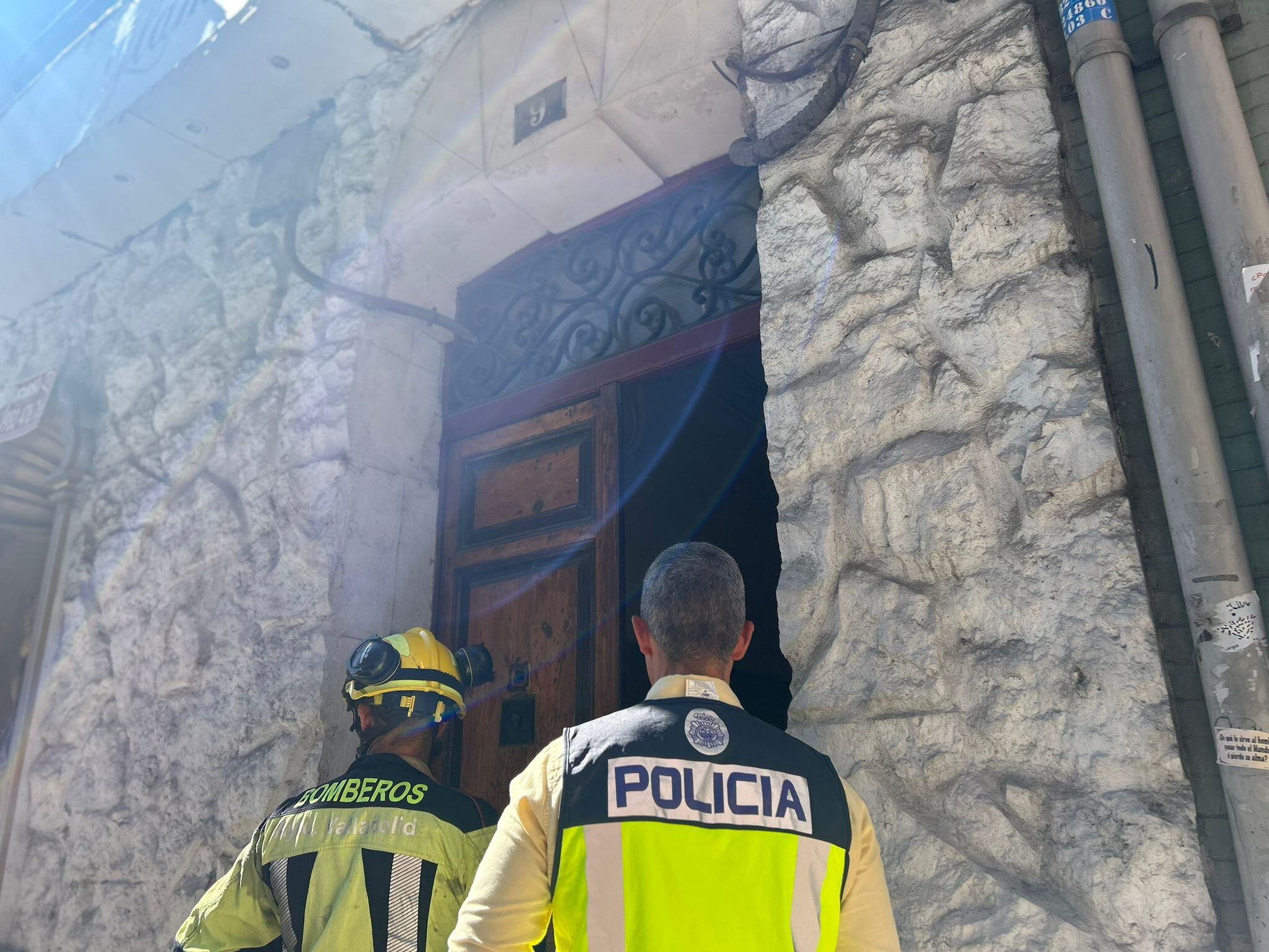 Incendio en Valladolid