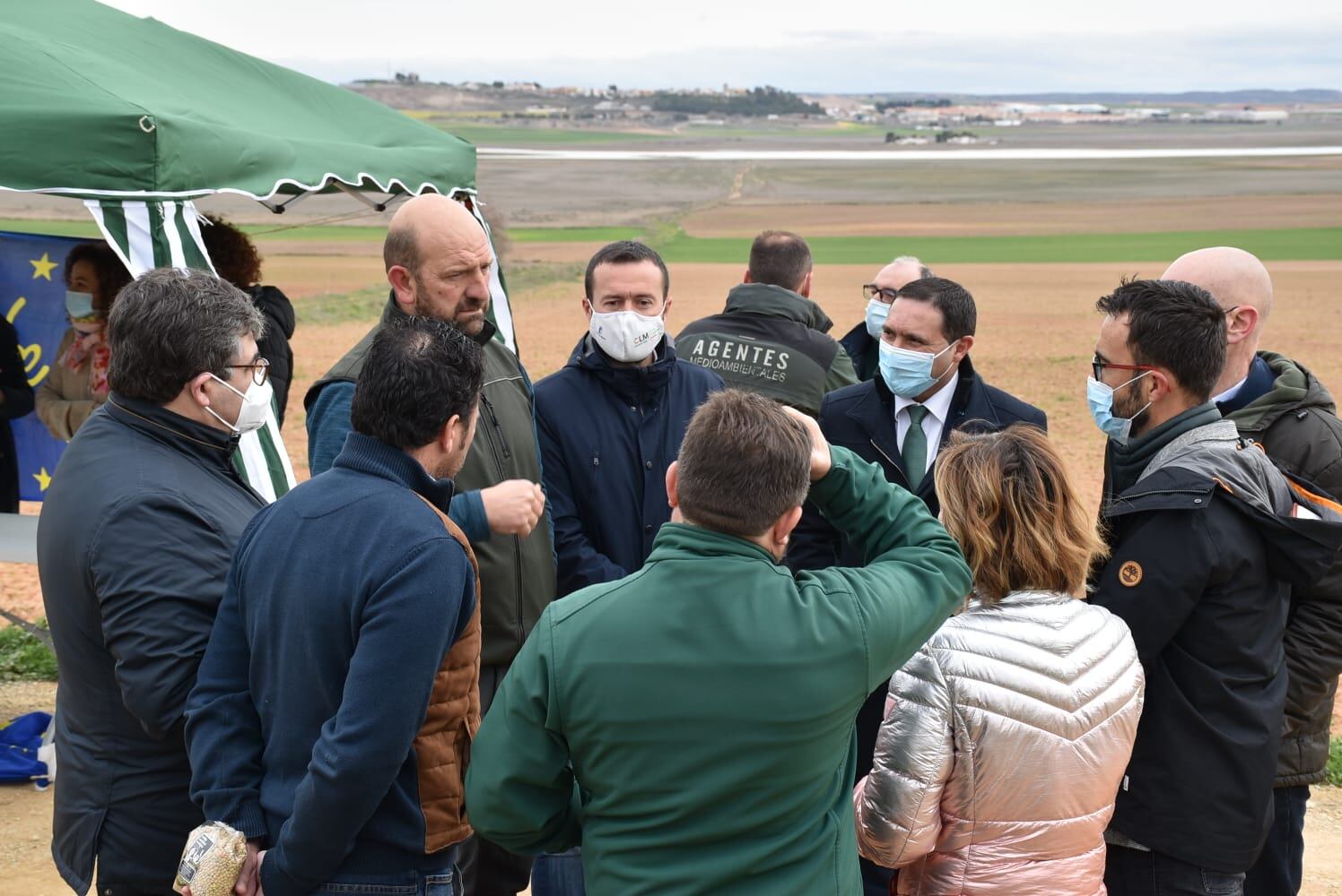 Un momento de la presentación del proyecto Life Laguan de El Hito (Cuenca)