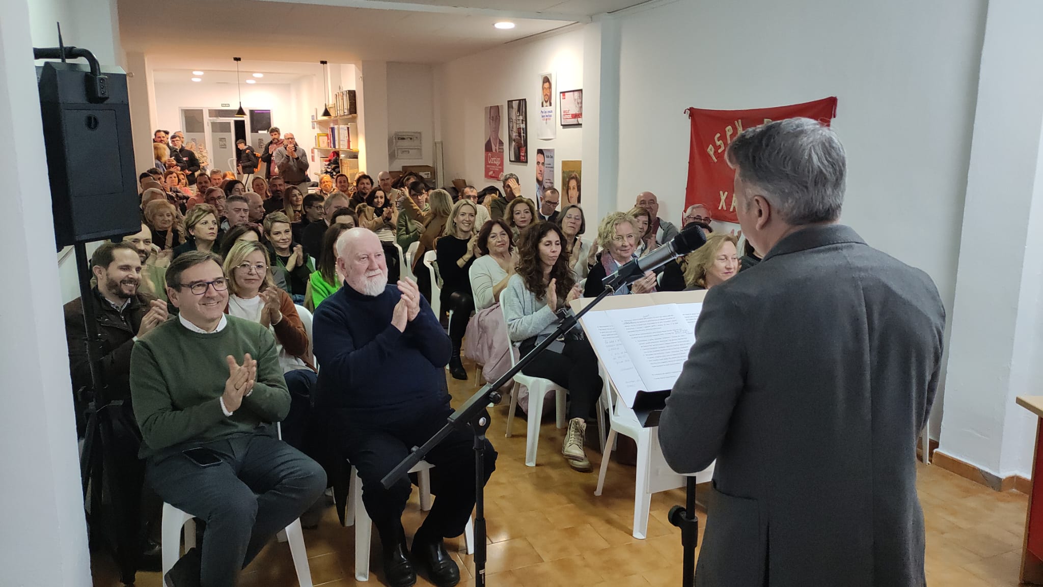 Asamblea local del PSPV-PSOE en Xàbia.