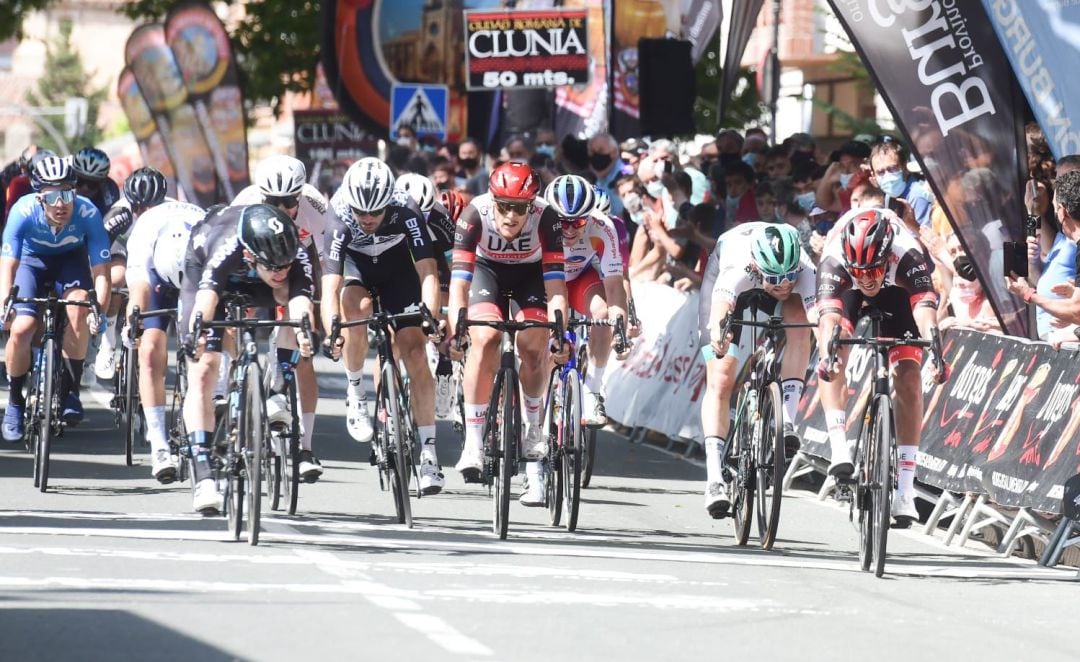 Final de la segunda etapa en Briviesca