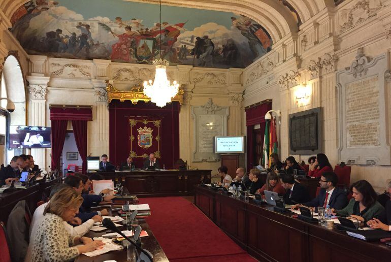 Último pleno del año en el ayuntamiento de Málaga correspondiente al mes de diciembre 