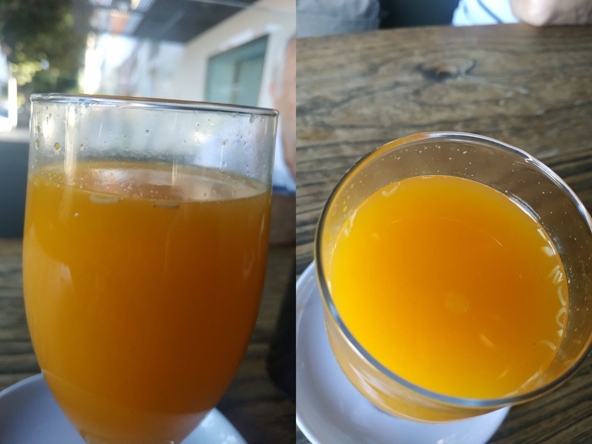 Esta usuaria de Twitter se encontró gusanos en el zumo natural que pidió en un bar./ @AerdnaLov