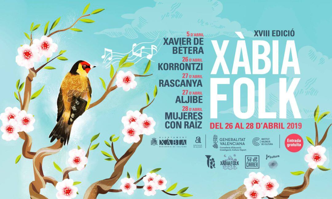 Programación del Xàbia Folk.