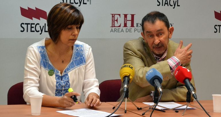 Pedro Escolar y Cristina Fulconis, durante la rueda de prensa