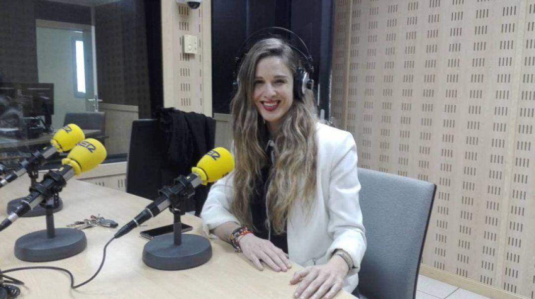 La diputada de Vox Malena Contestí, durante una entrevista en la SER