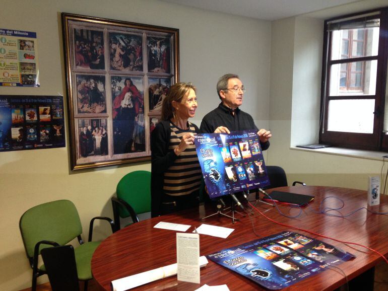 Carmen Fernández concejal y Dionisio Antolín