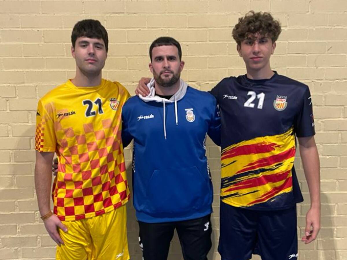 Iván Pueyo y Nicolás Porcel representan al BM Huesca en el Campeonato de España de selecciones autonómicas