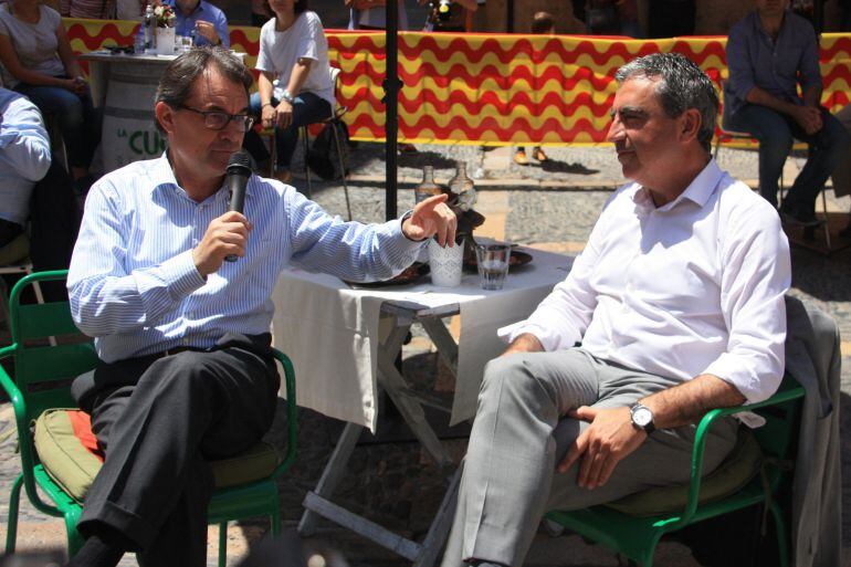 Mas lamenta la "desgràcia" de pertànyer a un Estat que no respecta el dret a decidir com sí que fa el Regne Unit