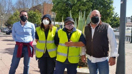 José Moreno, Inma, Javier y José Cuenca