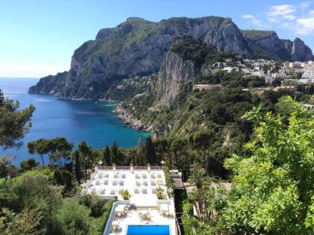 Imagen del hotel &quot;Villa Brunella&quot;, en Capri.