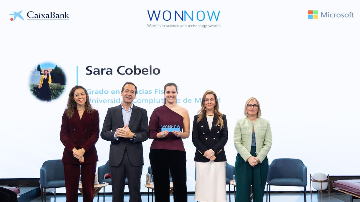 Una estudiante de Guadalajara, Sara Cobelo, premiada por La Caixa y Microsoft