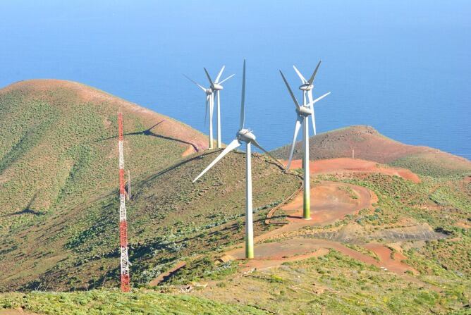 Central hidroeólica en El Hierro