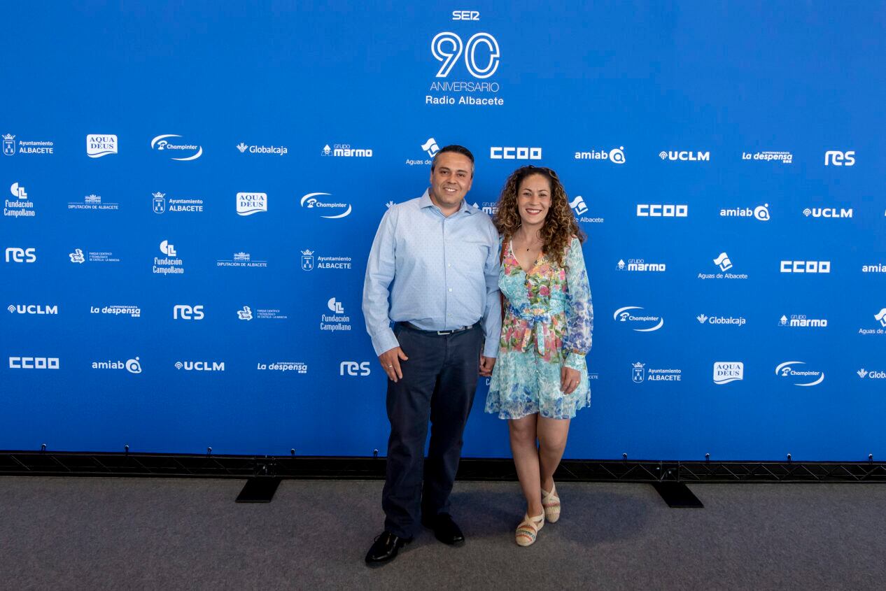 Almudena Lloret y Javier Podio, de Inmobiliaria La Mancha.