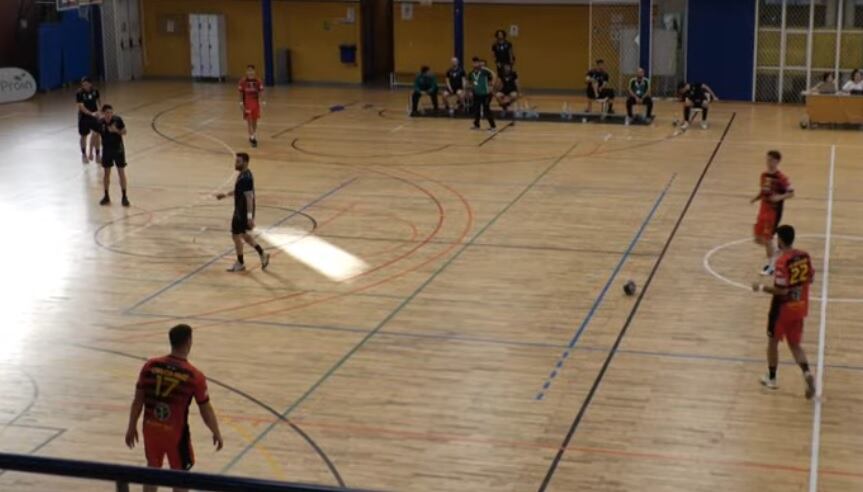 Un momento del partido