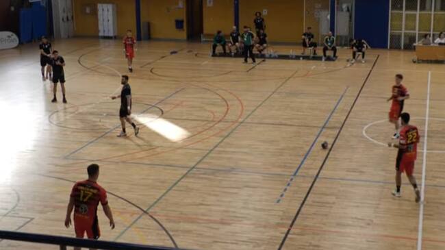 Un momento del partido