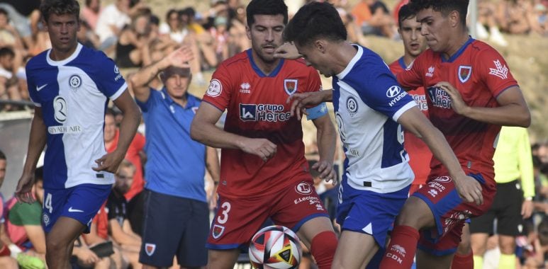 Bonilla, durante el amistoso ante el Atleti en El Burgo de Osma.