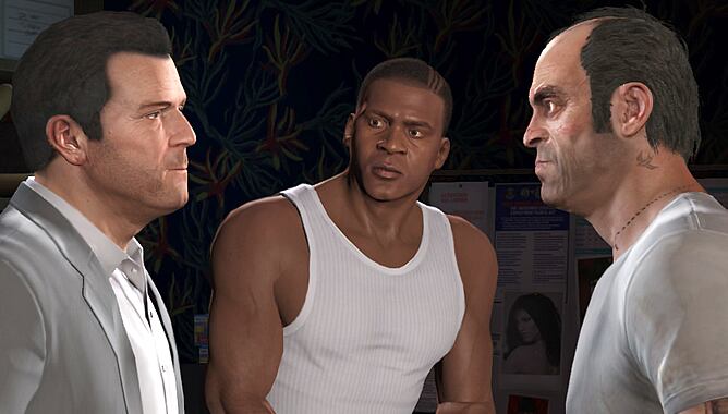 Escena promocional de Grand Theft Auto V