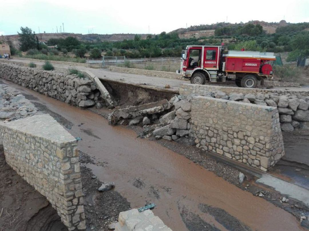 Rambla de Baza en Guadix.