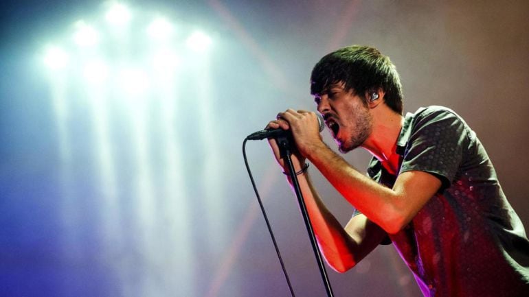 Imagen del vocalista de Vetusta Morla.