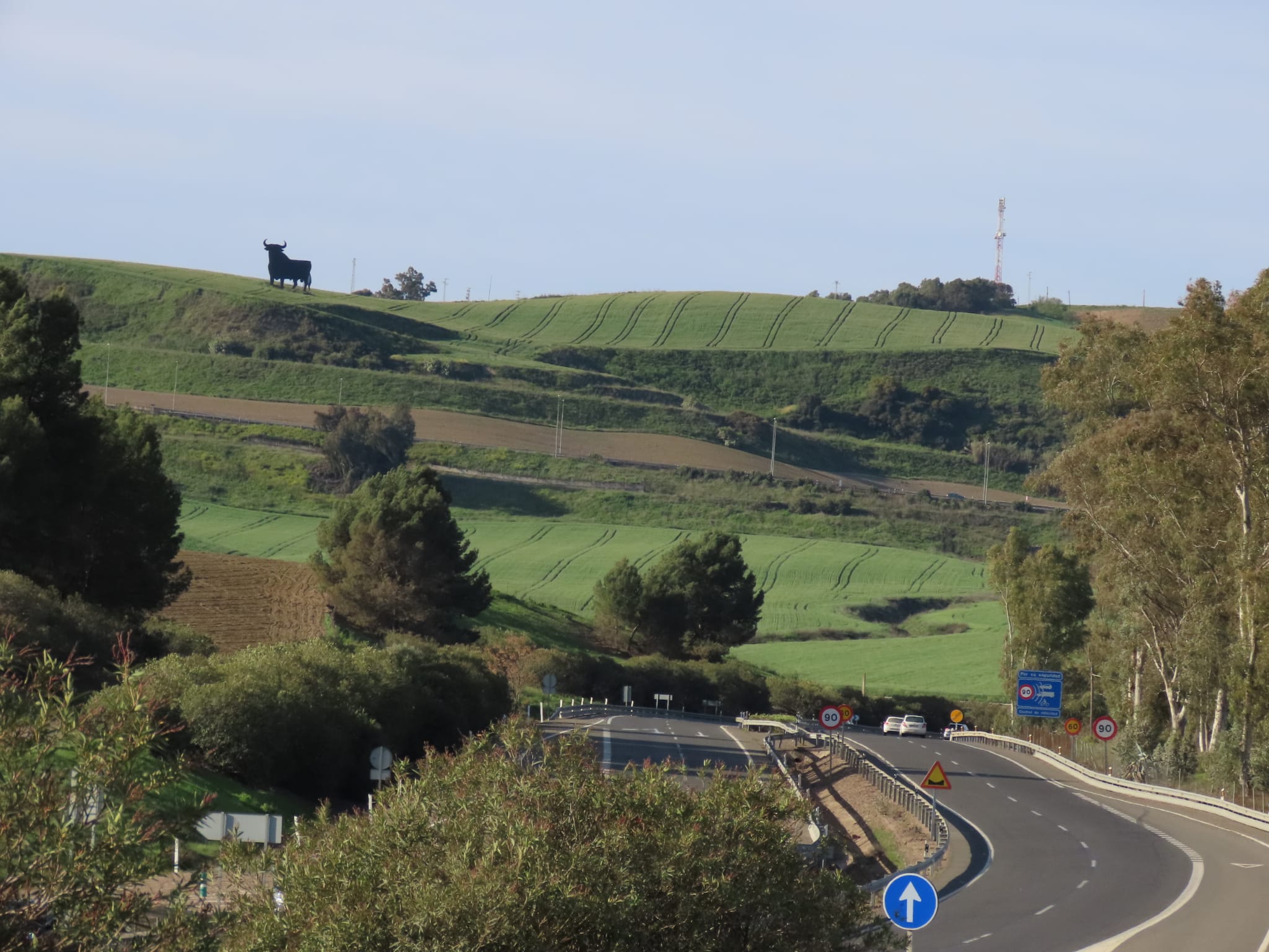 Panorámica de la Cuesta del Espino en Córdoba