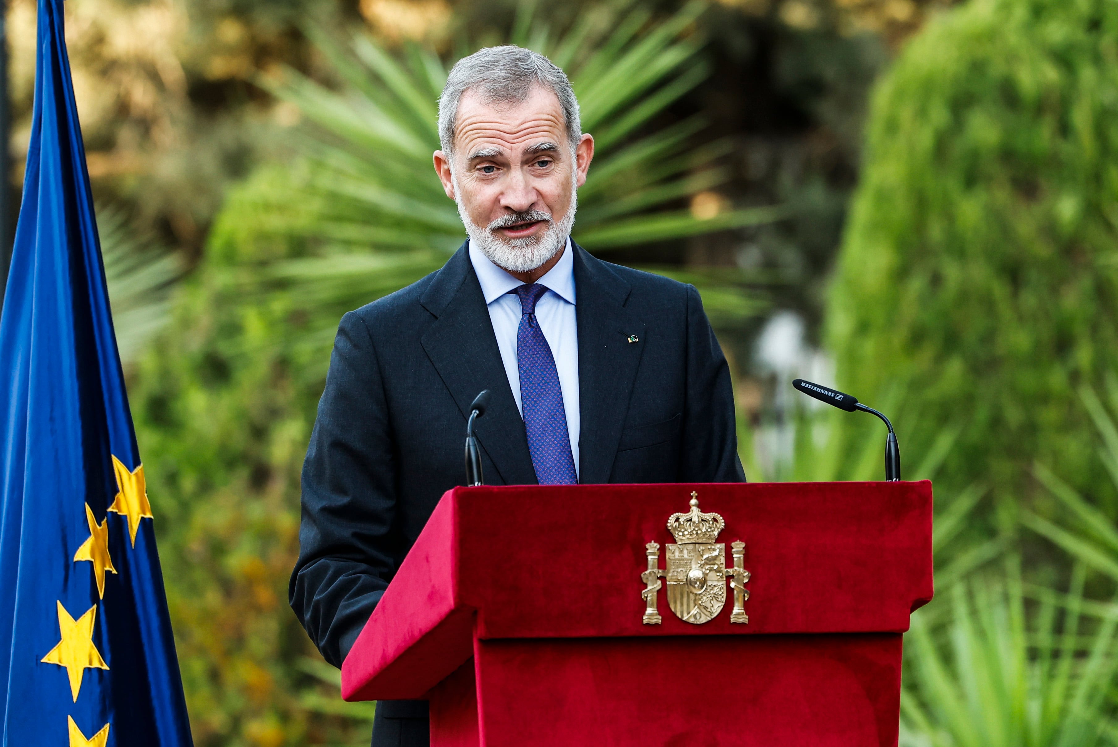 Felipe VI: "El conflicto en Oriente Medio debe acabar cuanto antes" 