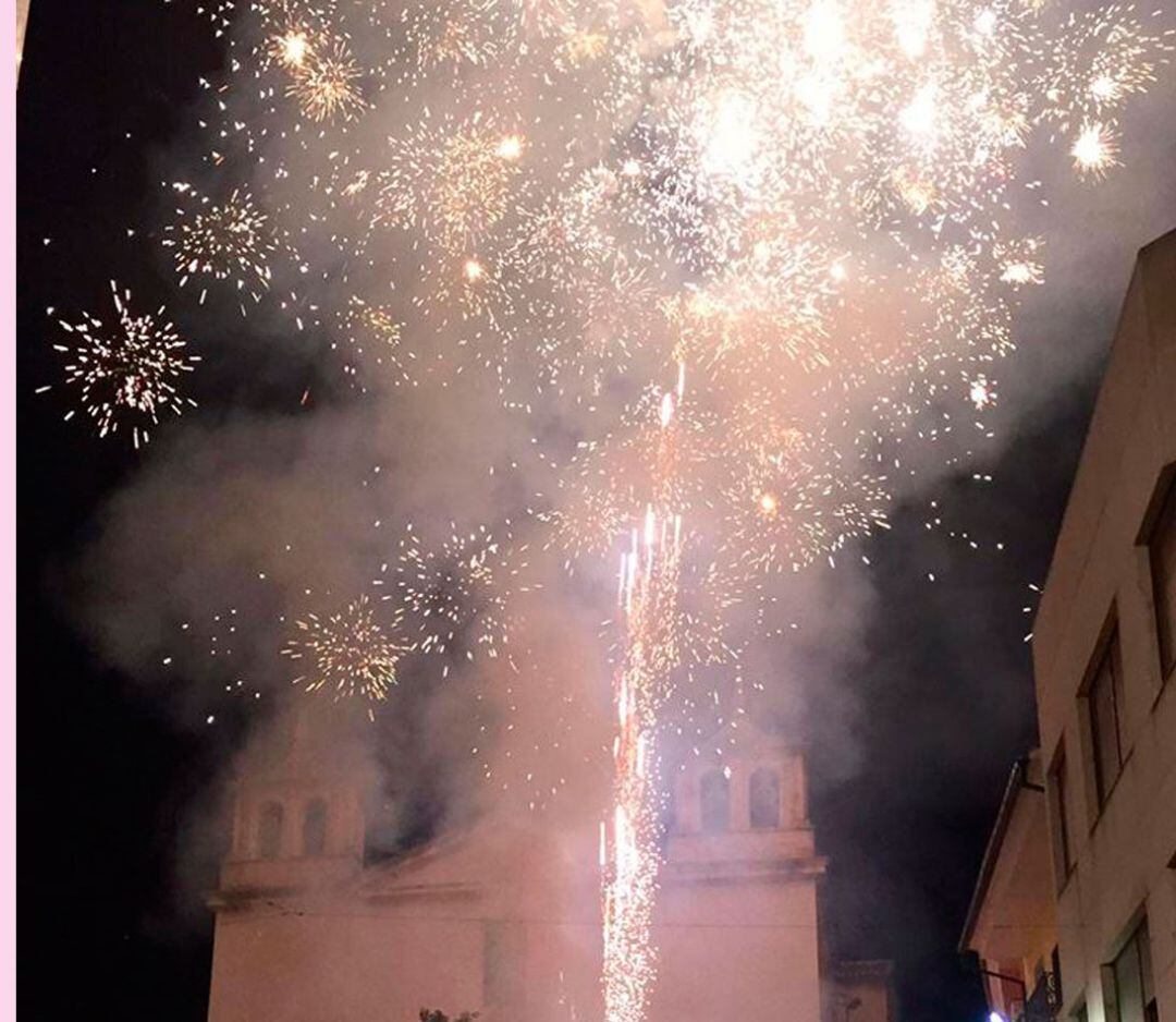 Imatge recurs d&#039;un espectacle pirotècnic a Benigànim anys anteriors