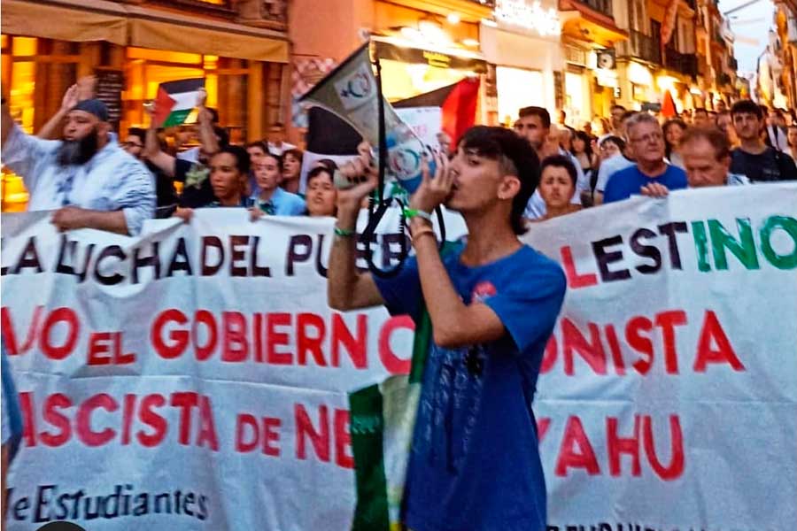 Carlos Ochoa en una imagen facilitada por el Sindicato de Estudiantes