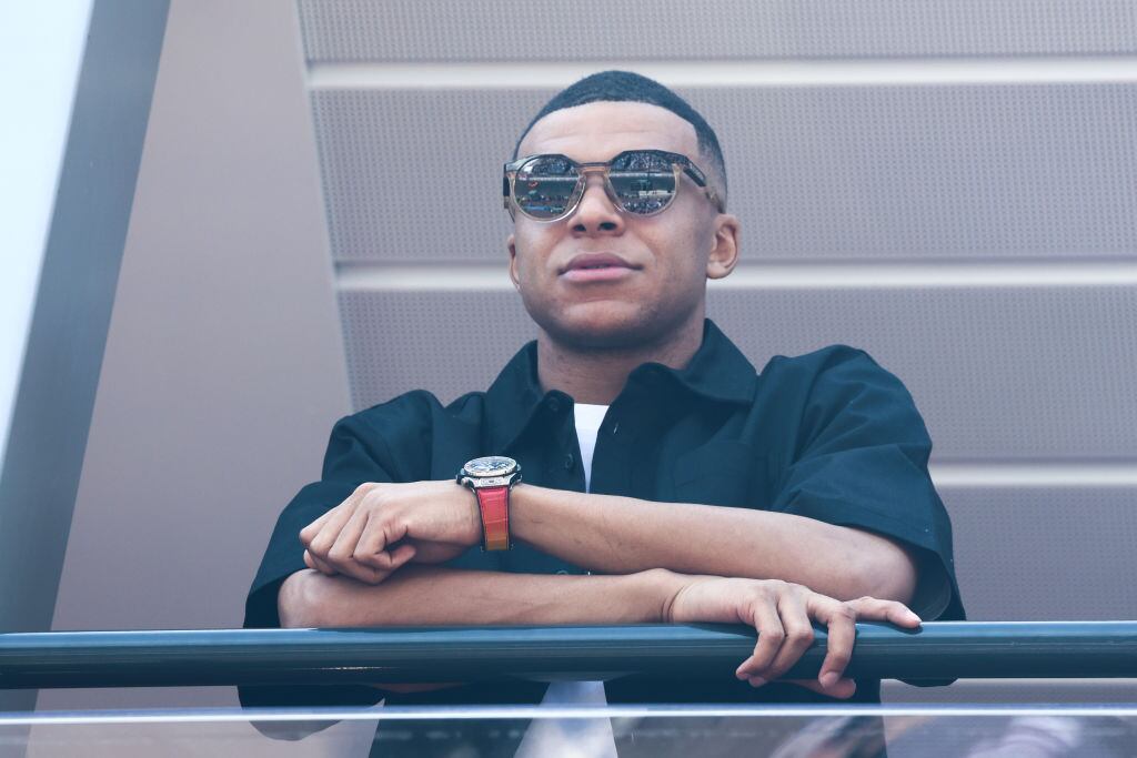 Kylian Mbappé durante el GP de Mónaco