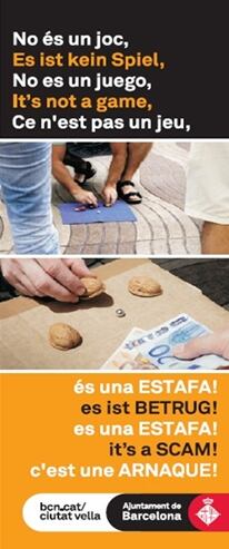 Imatge de la campanya de l&#039;Ajuntament de Barcelona contra els trilers