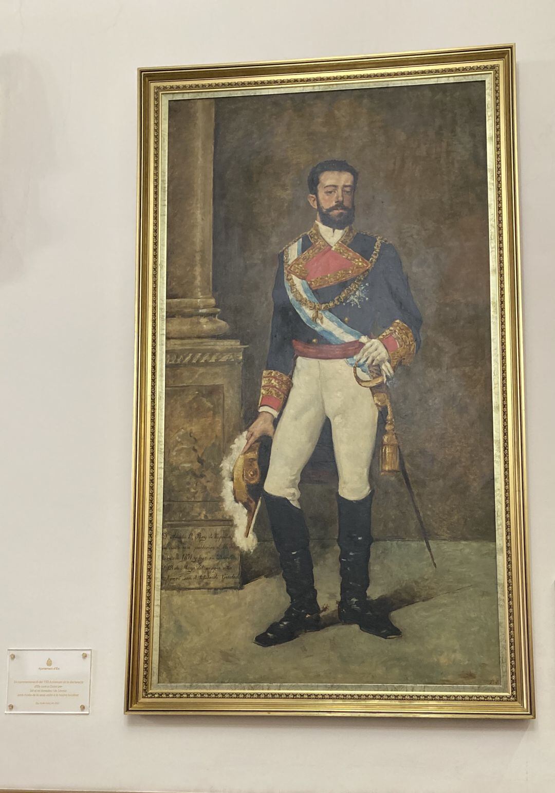 Cuadro de Amadeo de Saboya